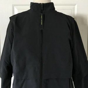 Nike Shield Hyber Adapt Golf Water/Wind Resistant Full Zip Jacket AV3702 Black M